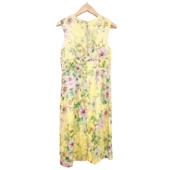 Anthropologie | Sparrow Yellow Floral Dress - Picture 6 of 13